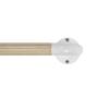 SET CORTINERO AJUSTABLE ENVOLVENTE 122 - 213 CM BLANCO