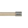 SET CORTINERO AJUSTABLE 122 - 213 CM NÍQUEL