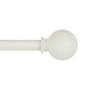 SET CORTINERO AJUSTABLE BOLA 71 - 122 CM BLANCO MATE