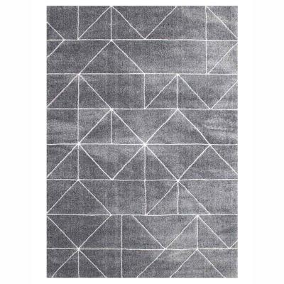 TAPETE DECORATIVO SUPREME LINEAS GRIS 120X170