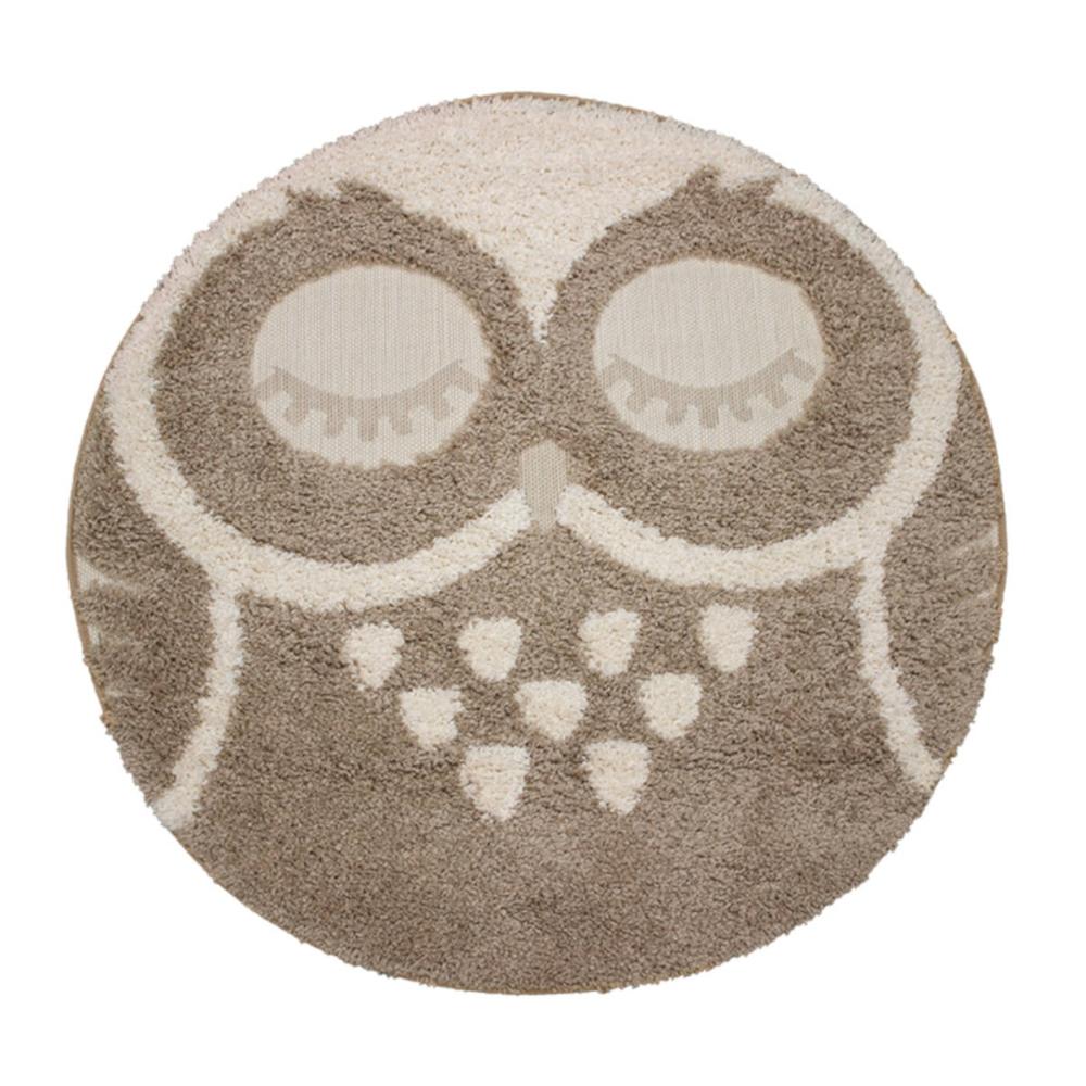 Tapete decorativo agra kids buho 120x120 cm