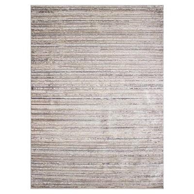TAPETE DECORATIVO LINEAS GRIS 120X170 CM