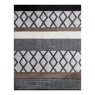 TAPETE DECORATIVO SUPRIME TRIBAL BEIGE 120X170 CM