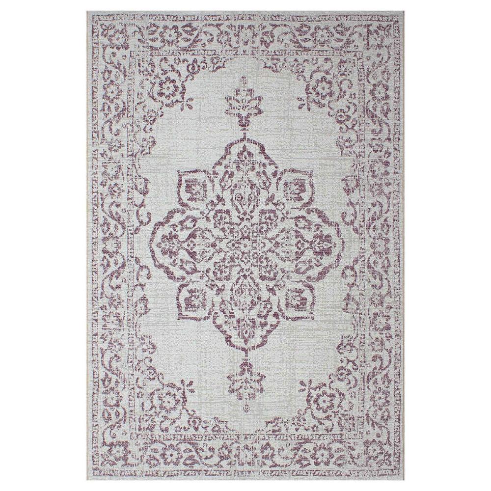 Tapete decorativo sofia rosa de 120x170 cm