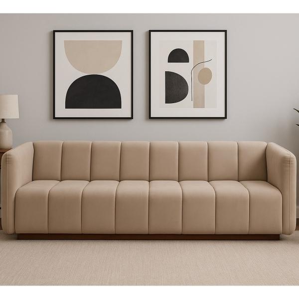 SOFÁ CON BRAZOS PORFIRIO BEIGE