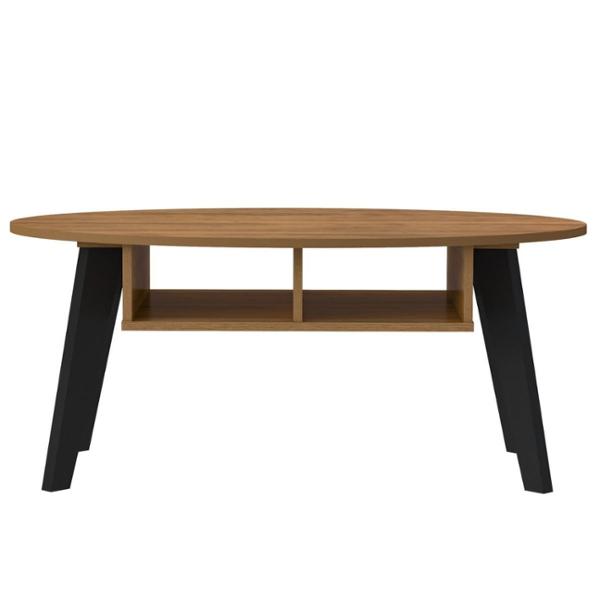 MESA DE CENTRO BERTOLINI DIVA PINO NEGRO