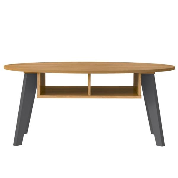 MESA DE CENTRO BERTOLINI DIVA ROBLE GRAFITO