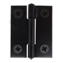 JUEGO DE BISAGRAS PERNO FIJO 3.81 X 3.55 X 0.5 CM NEGRO 2 PIEZAS