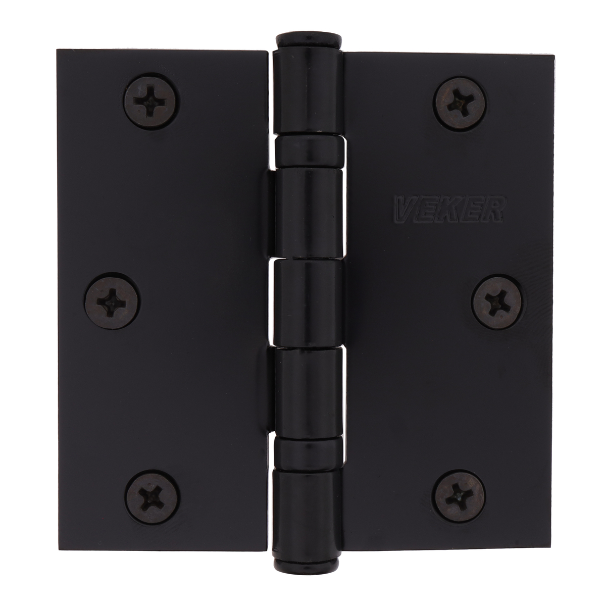 Juego de bisagras con baleros perno suelto 7.62 x 7.62 x 1 cm negro 2 piezas