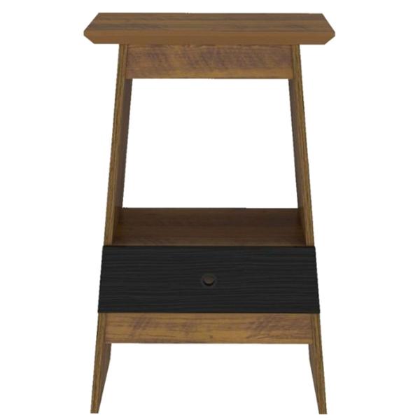 MESA LATERAL BERTOLINI EDEN PINO NEGRO