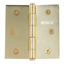 BISAGRA PARA PUERTA 7.5 X 7.5 X 0.8 CM DORADO 10 PIEZAS