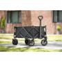 CARRITO PLEGABLE NEGRO POLIÉSTER ESTRUCTURA DE ACERO