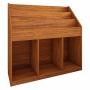 PLAYCON LIBRERO JUGUETERO 83X80 CM 6 ESP ORGANIZADORES (TZALAM TEXTURIZADO)