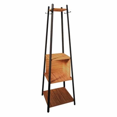  Perchero de madera maciza perchero de pie para sala de estar perchero  perchas simples piso (color B, tamaño: 31.5 in) : Hogar y Cocina