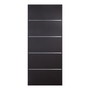 PUERTA ACERO 4 SOLERA CHOCOLATE 90X203