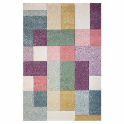 TAPETE DECORATIVO COLOURS SQUARES 160X230 CM