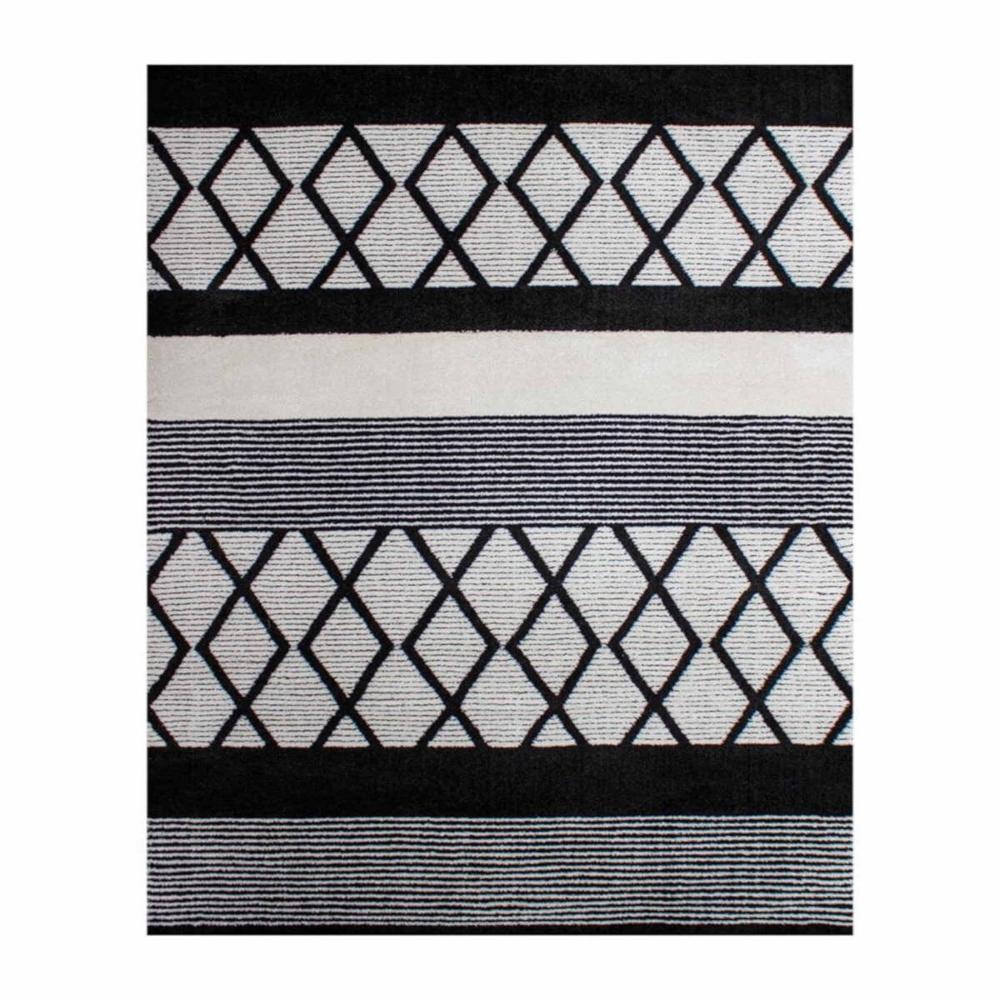 Tapete decorativo supreme tribal negro 160x230 cm