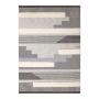 TAPETE PARA SALA POLIPROPILENO 160X230 CM GRIS FÁCIL DE LIMPIAR