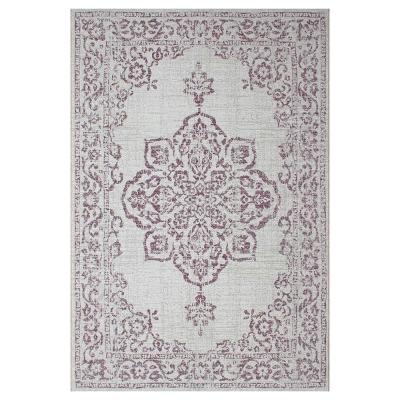 TAPETE PARA SALA POLIPROPILENO 160X230 CM ROSA FÁCIL MANTENIMIENTO