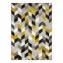 TAPETE DECORATIVO SHIFT CHEVRON AMARILLO 200X290 CM