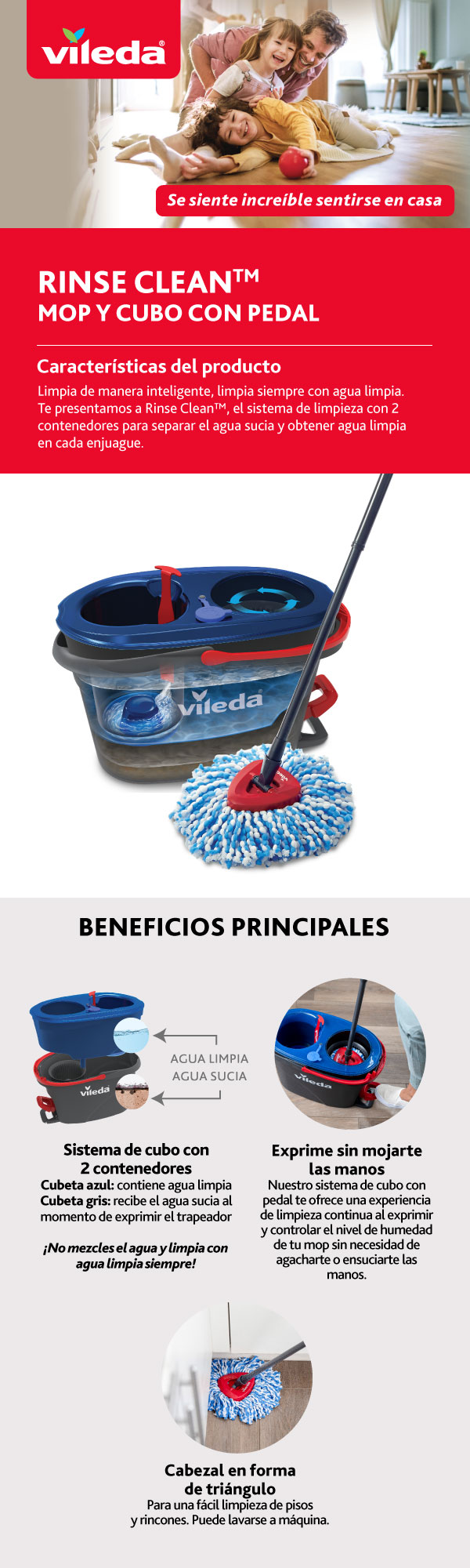 EASY WRING RINSE CLEAN VILEDA The Home Depot México