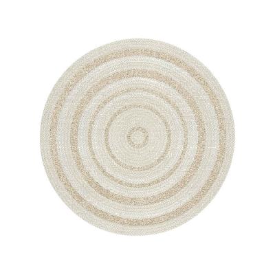 TAPETE DECORATIVO AGRA ROUND BEIGE 160X160 CM