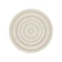 TAPETE DECORATIVO AGRA ROUND BEIGE 160X160 CM