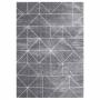 TAPETE DECORATIVO SUPREME LINEAS GRIS 200X290 CM
