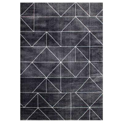 TAPETE DECORATIVO SUPREME LINEAS GRIS 160X230 CM