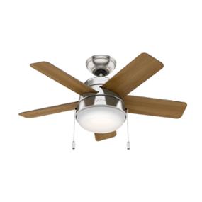 VENTILADOR DE TECHO TARRANT CAFÉ 36" CON 2 LUCES Y 5 ASPAS | The Home ...