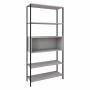 PLAYCON ESTANTE ORGANIZADOR DECORATIVO 6 NIVELES 172X81 CM (GRIS TEXTURIZADO)