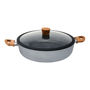 ARROCERA DE 32 CM MÁRMOL GRIS MADERA