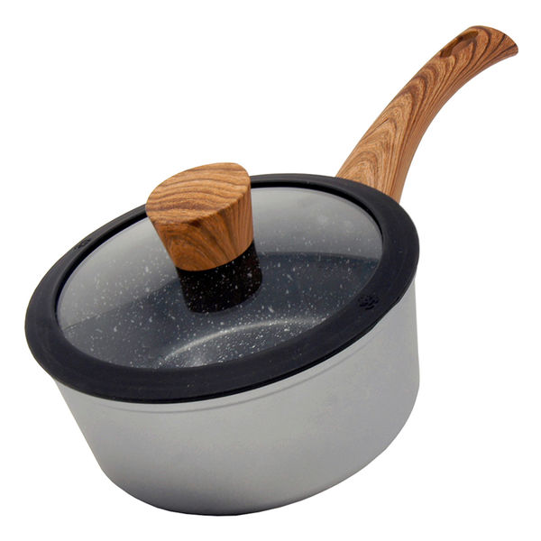 OLLA DE 20 CM MÁRMOL GRIS MADERA