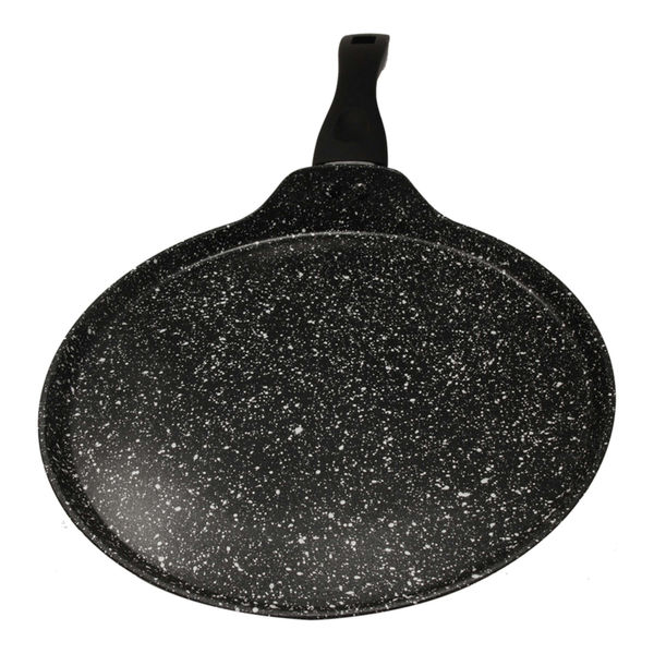 CREPERA DE 28 CM MÁRMOL NEGRO
