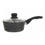 OLLA CON TAPA DE 18 CM MÁRMOL NEGRO