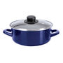 CACEROLA AZUL DE 24CM DE ACERO ESMALTADO