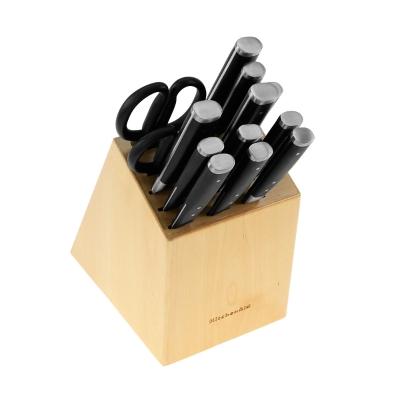 BLOQUE DE CUCHILLOS 14PZ DE ACERO