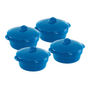 SET DE RAMEKINS CON TAPA 4 PIEZAS