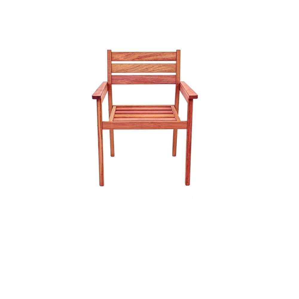 SILLÓN APILABLE VARANDA TRAMONTINA DE MADERA JATOBÁ The Home Depot México