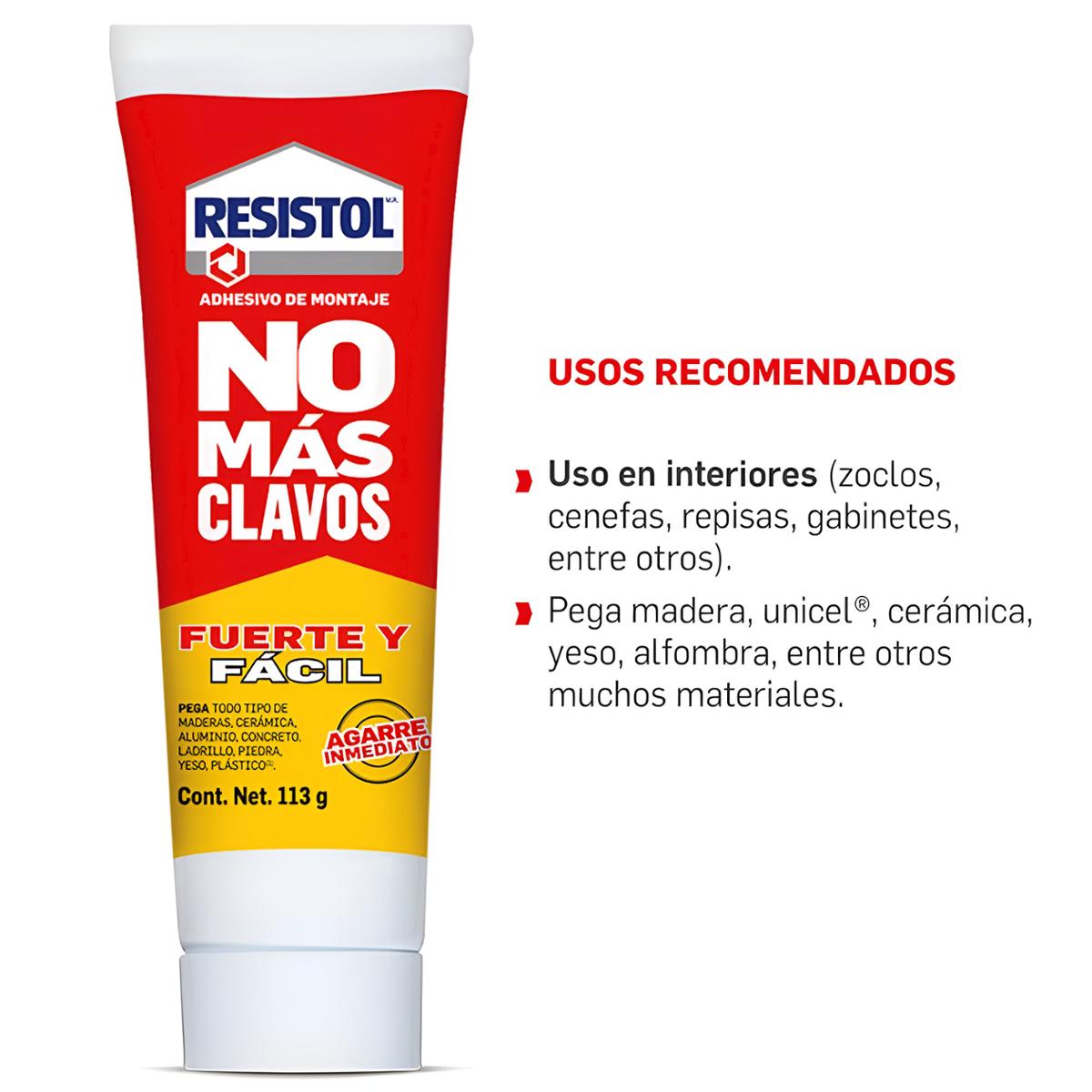 RESISTOL NO MAS CLAVOS 360GR