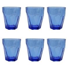 proepta set 6 vasos old fashion 9 2/5 oz azul