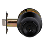 CERRADURA DE PERILLA CILÍNDRICA PARA RECÁMARA 6.3 X 5.8 CM METAL NEGRO MATE