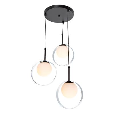 LÁMPARA COLGANTE PLAYFUL ROMANTIQUE BLANCO E27 40W 3 LUCES