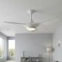VENTILADOR DE TECHO 52" MODERNO PARA INTERIOR CON LED INTEGRADO BLANCO