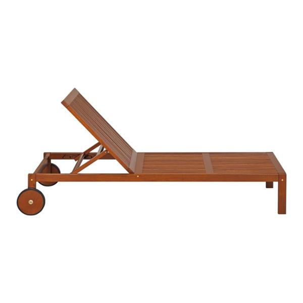 CAMASTRO TRAMONTINA FITT DE MADERA JATOBÁ RECLINABLE