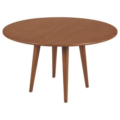 MESA REDONDA LONDON ALMENDRA TRAMONTINA DE MADERA TAUARI