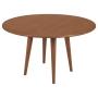 MESA REDONDA LONDON ALMENDRA TRAMONTINA DE MADERA TAUARI
