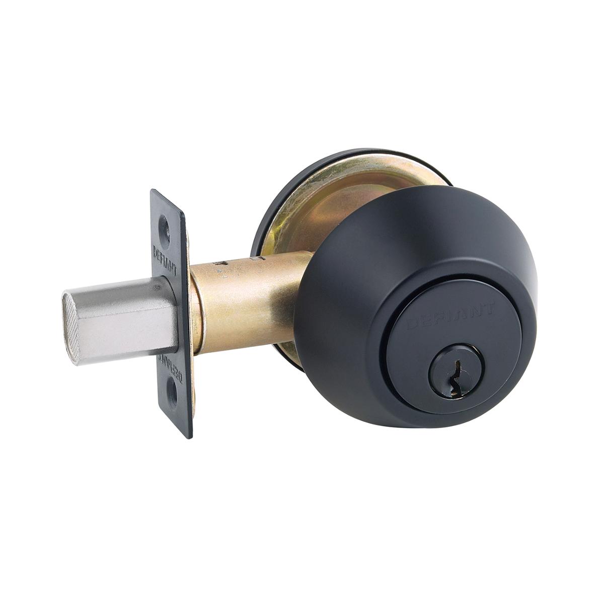 Cerrojo cilindro sencillo negro