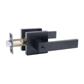 MANIJA PARA ENTRADA CON LLAVE DE 35 A 45 MM METAL NEGRO MATE