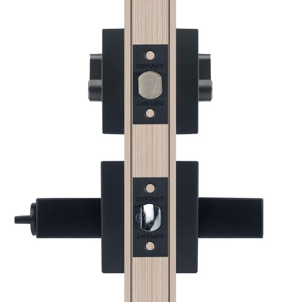 COMBO MANIJA BRUNEI Y CERROJO CILINDRO DOBLE NEGRO | The Home Depot México